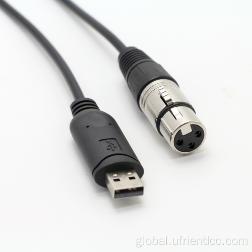 RS485 USB-A to XLR 3PIN female Cable